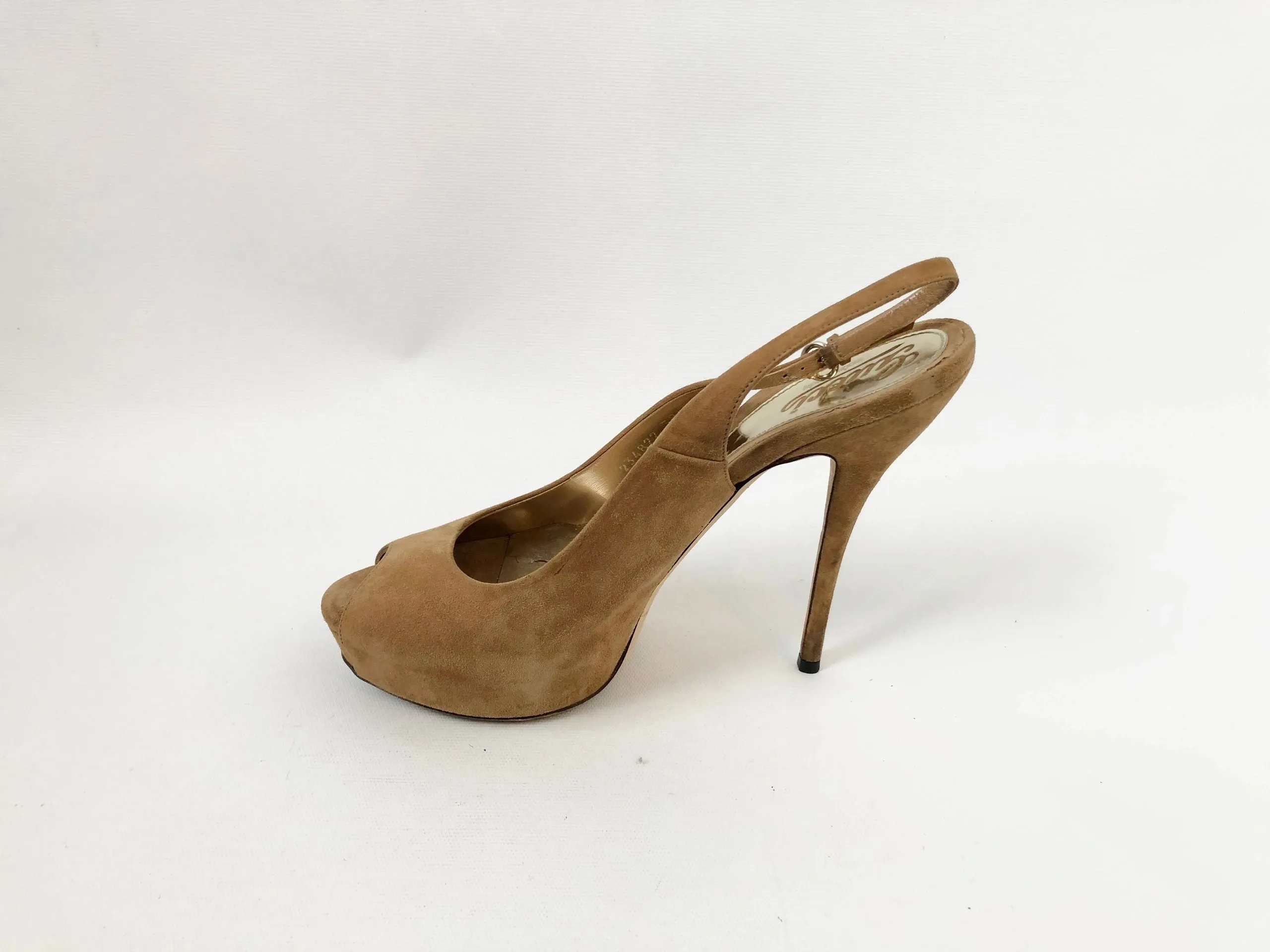 Gucci Peep Toe Platform Size 39.5 It (9.5 Us)