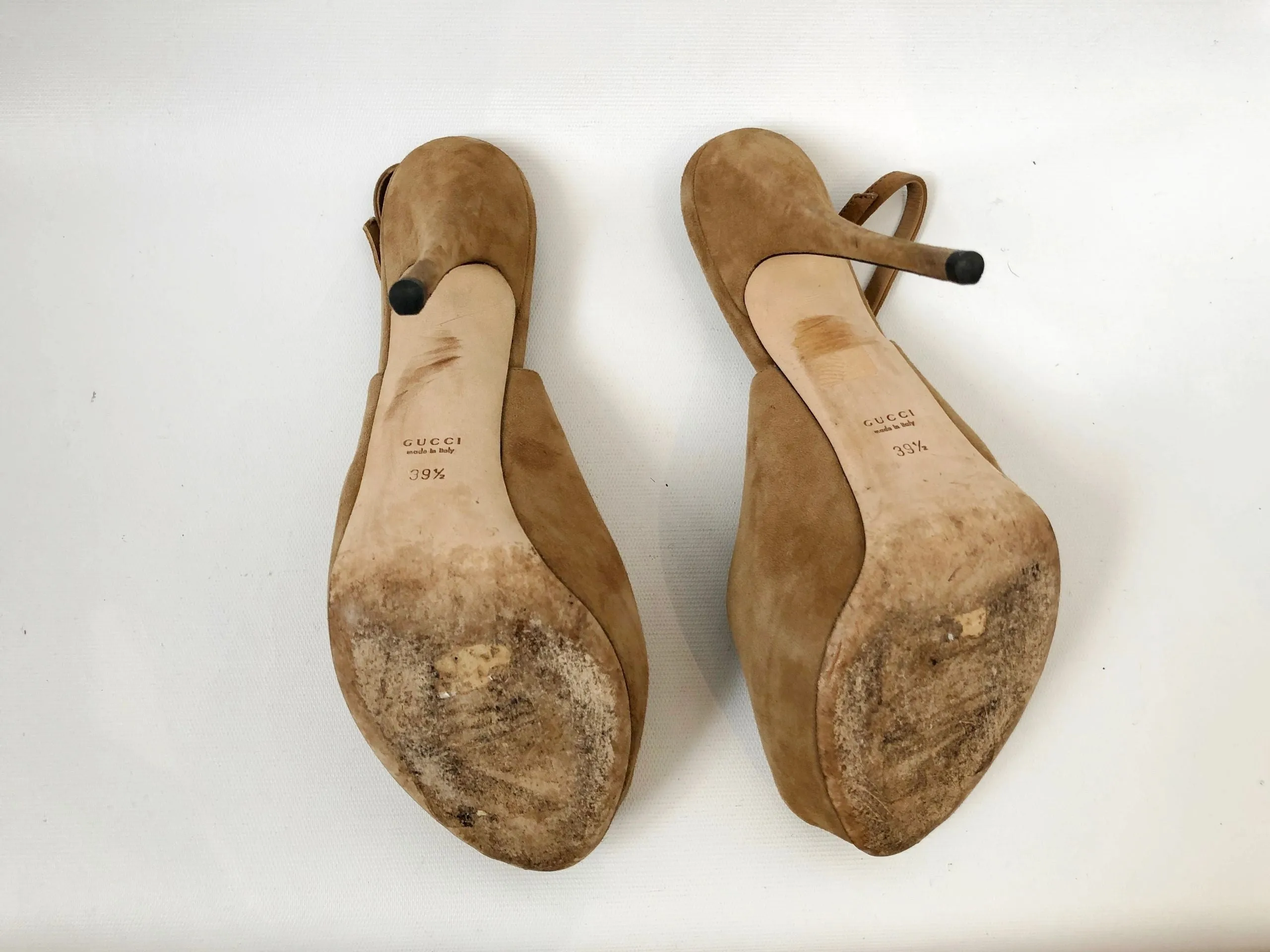 Gucci Peep Toe Platform Size 39.5 It (9.5 Us)