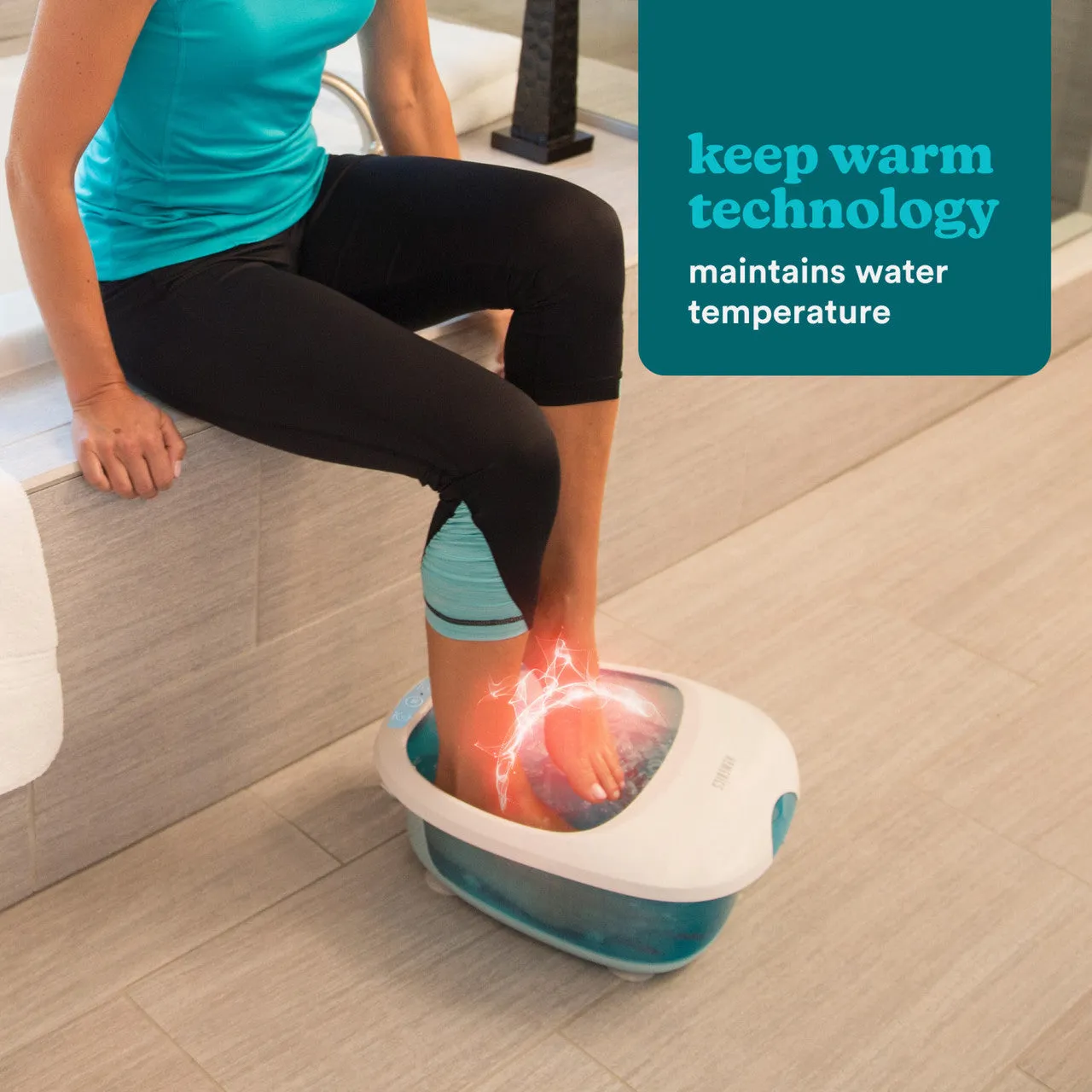 HoMedics Luxury Heated Foot Spa