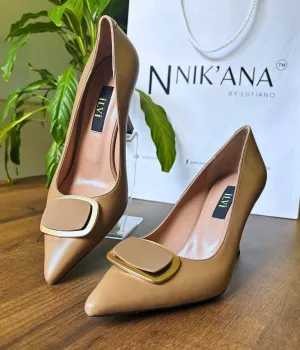 iLVi006-High Heels: Beige
