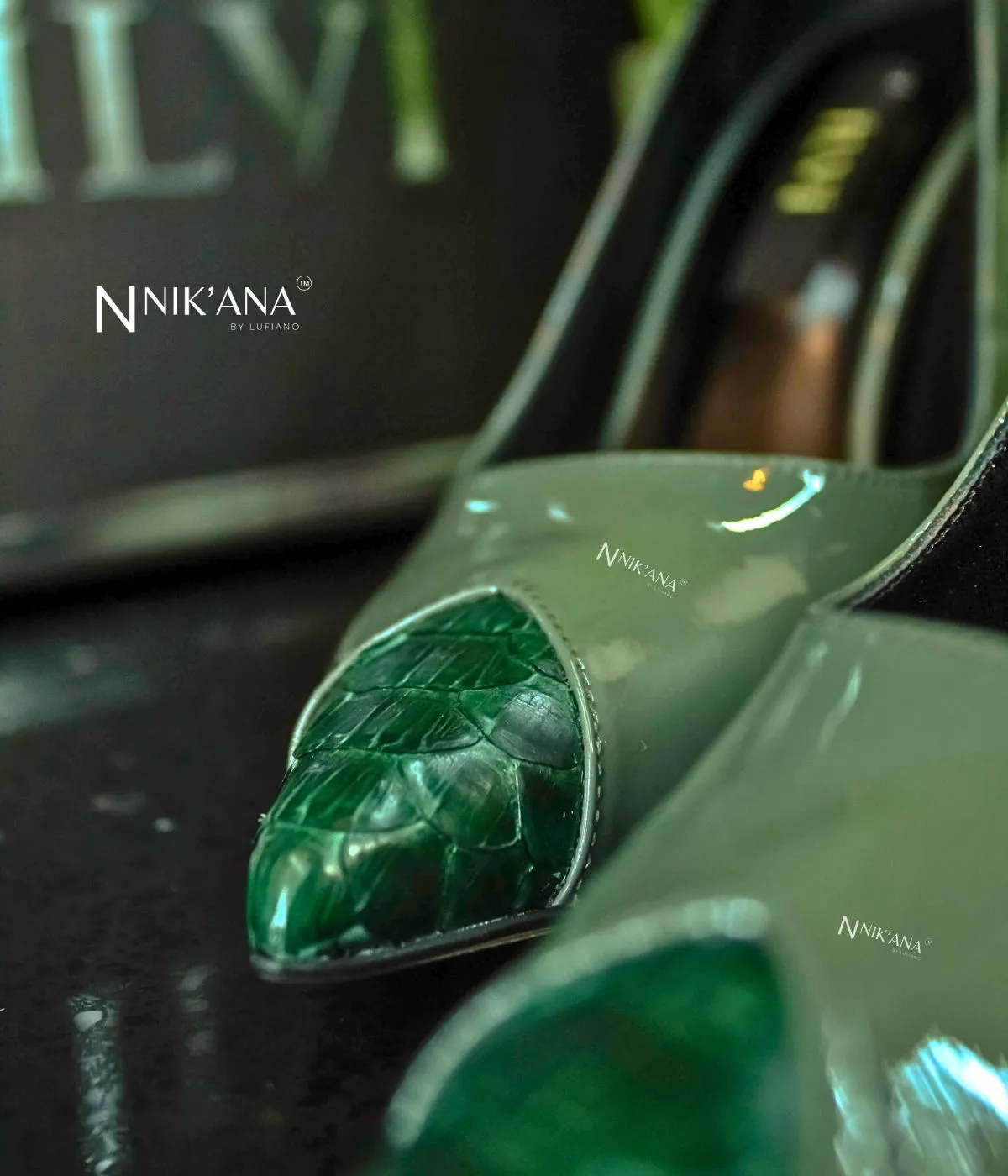 iLVi041-High Heels: Green