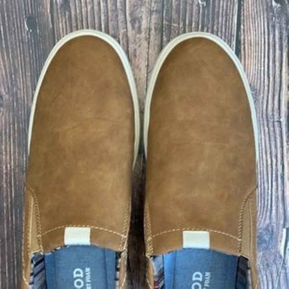 Izod Brown Jackson Slip On Sneakers 12
