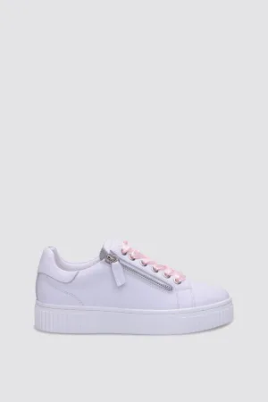 JACKIE SNEAKER WHITE LEATHER