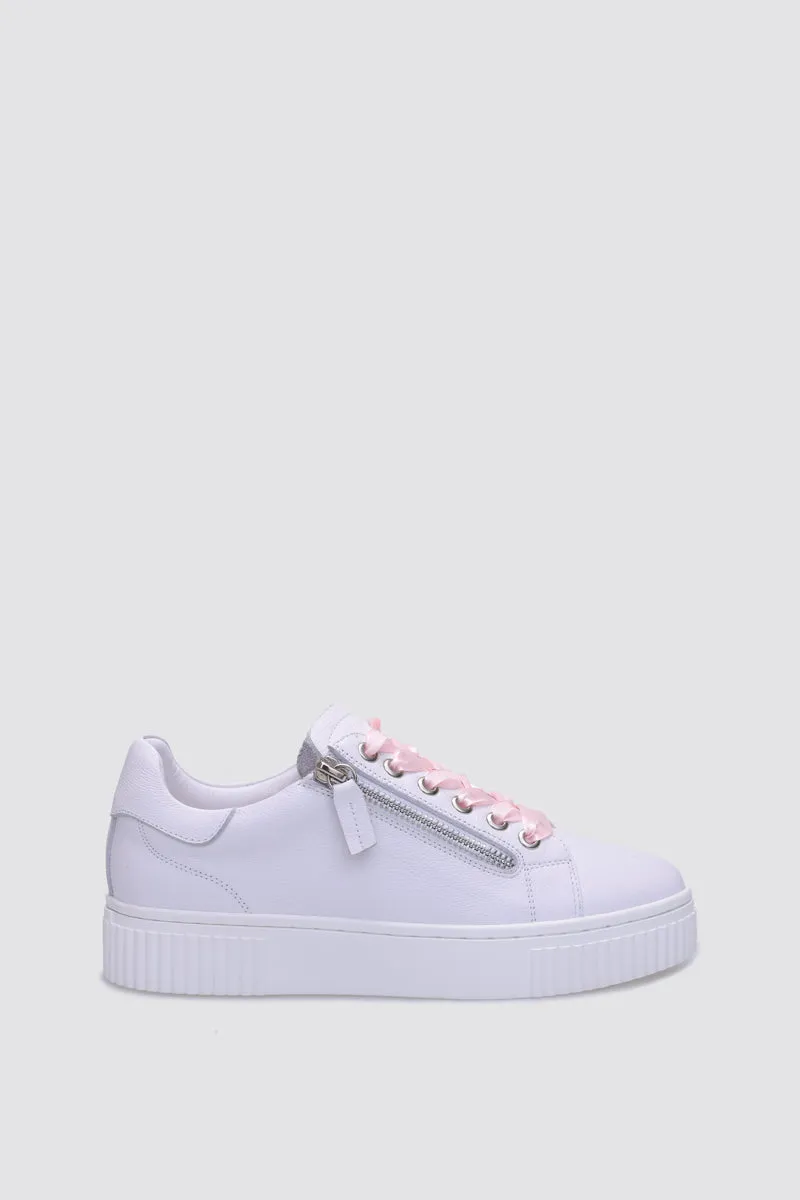 JACKIE SNEAKER WHITE LEATHER