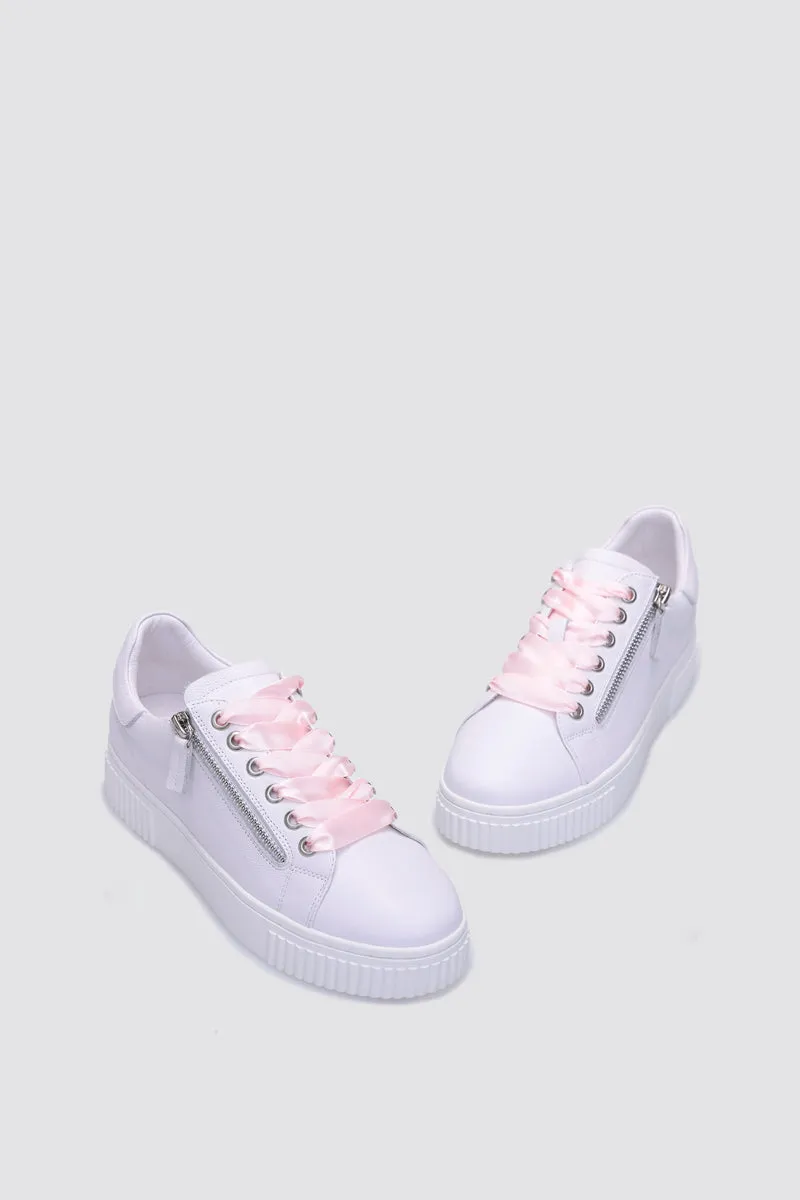 JACKIE SNEAKER WHITE LEATHER