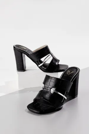 Janice Black Heels