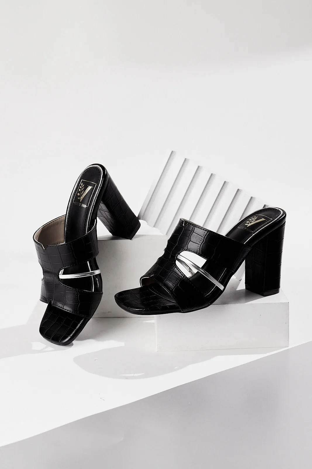 Janice Black Heels