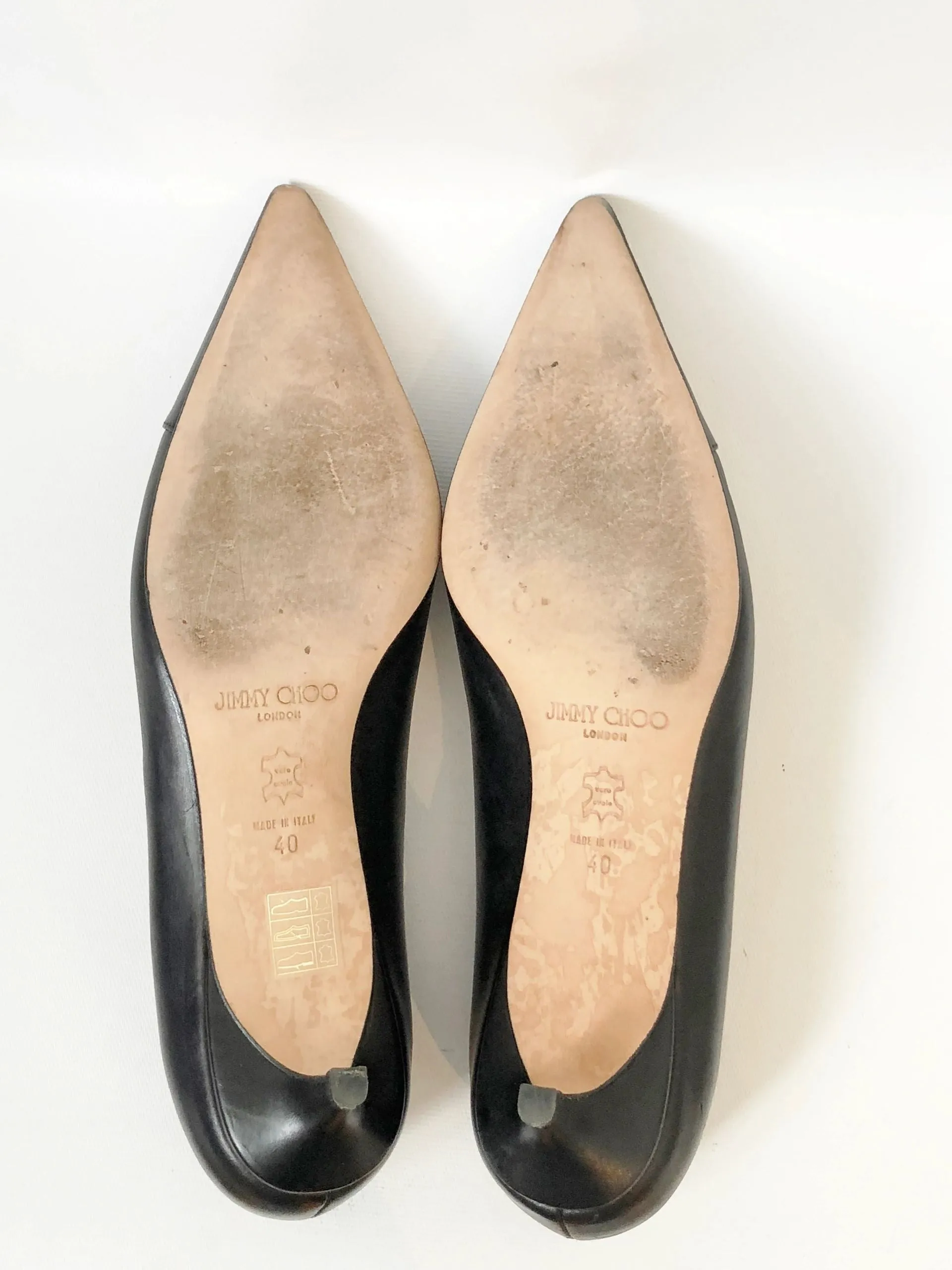 Jimmy Choo Pointy Toe Pumps Size 40 It (10 Us)