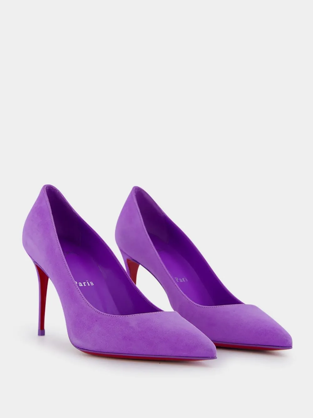 Kate 85 Patent Suede Pumps
