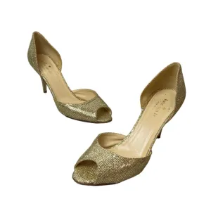 Kate Spade Women's Starlight Gold Sage Heels Sz 9M