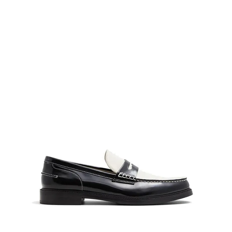 Kieran Men Loafers - Black/White