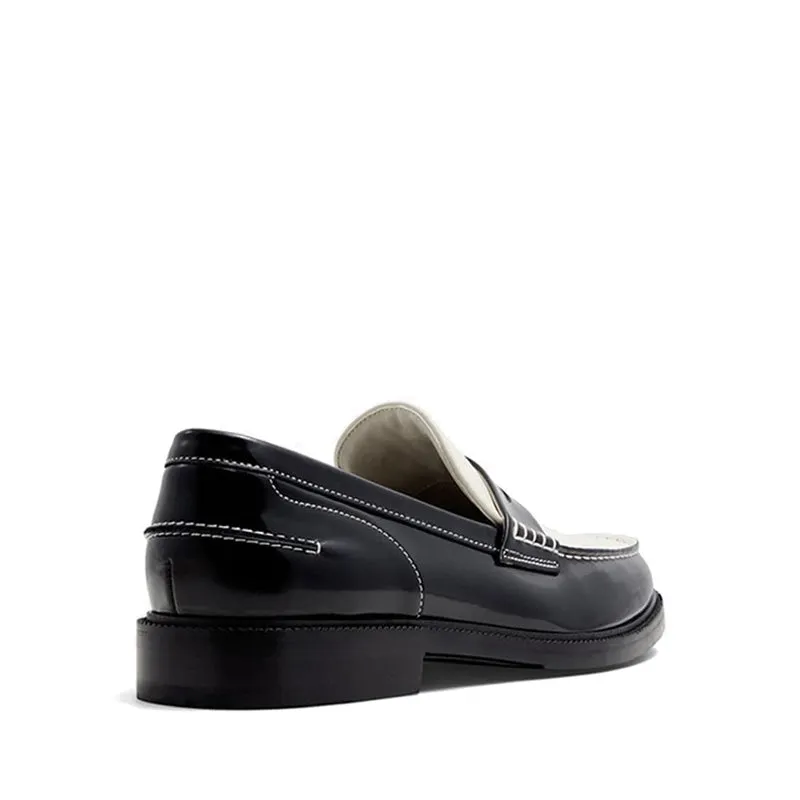 Kieran Men Loafers - Black/White