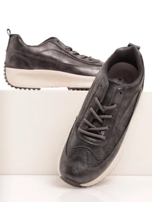 Ladies Soft Style Paulette Sneaker - Pewter