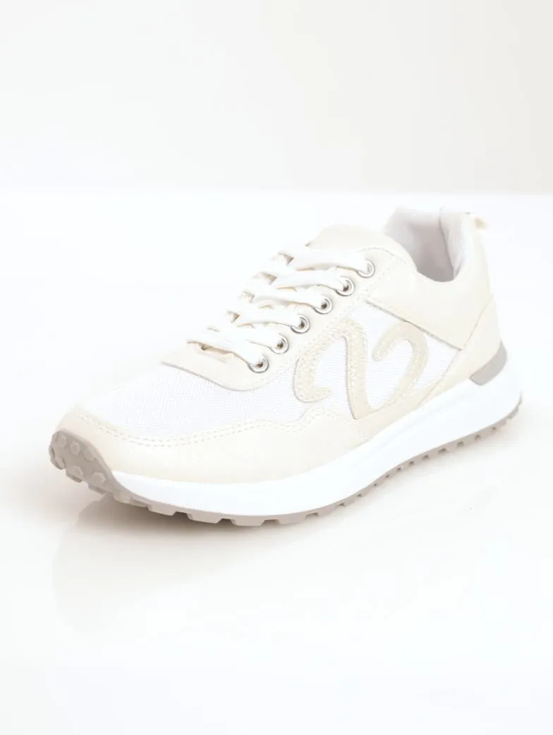 Ladies Soft Style Soft Jessen Sneaker - Ivory