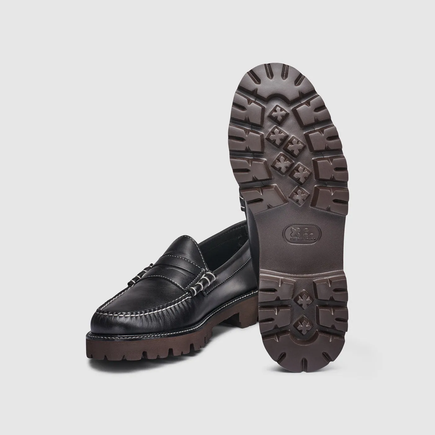 Larson Softy Super Lug Weejuns Loafer in Black