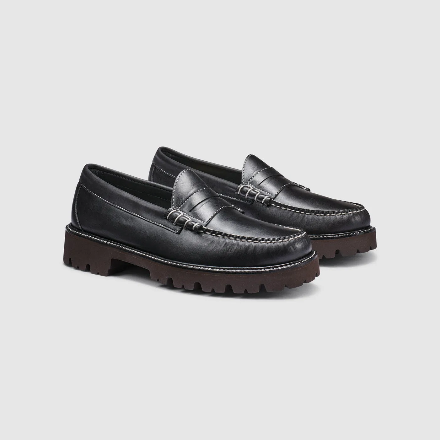 Larson Softy Super Lug Weejuns Loafer in Black