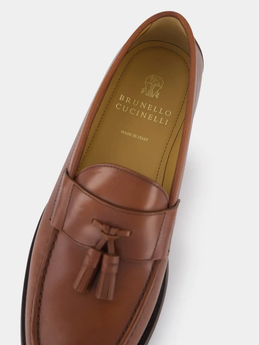 Leather Loafers with Tassels
