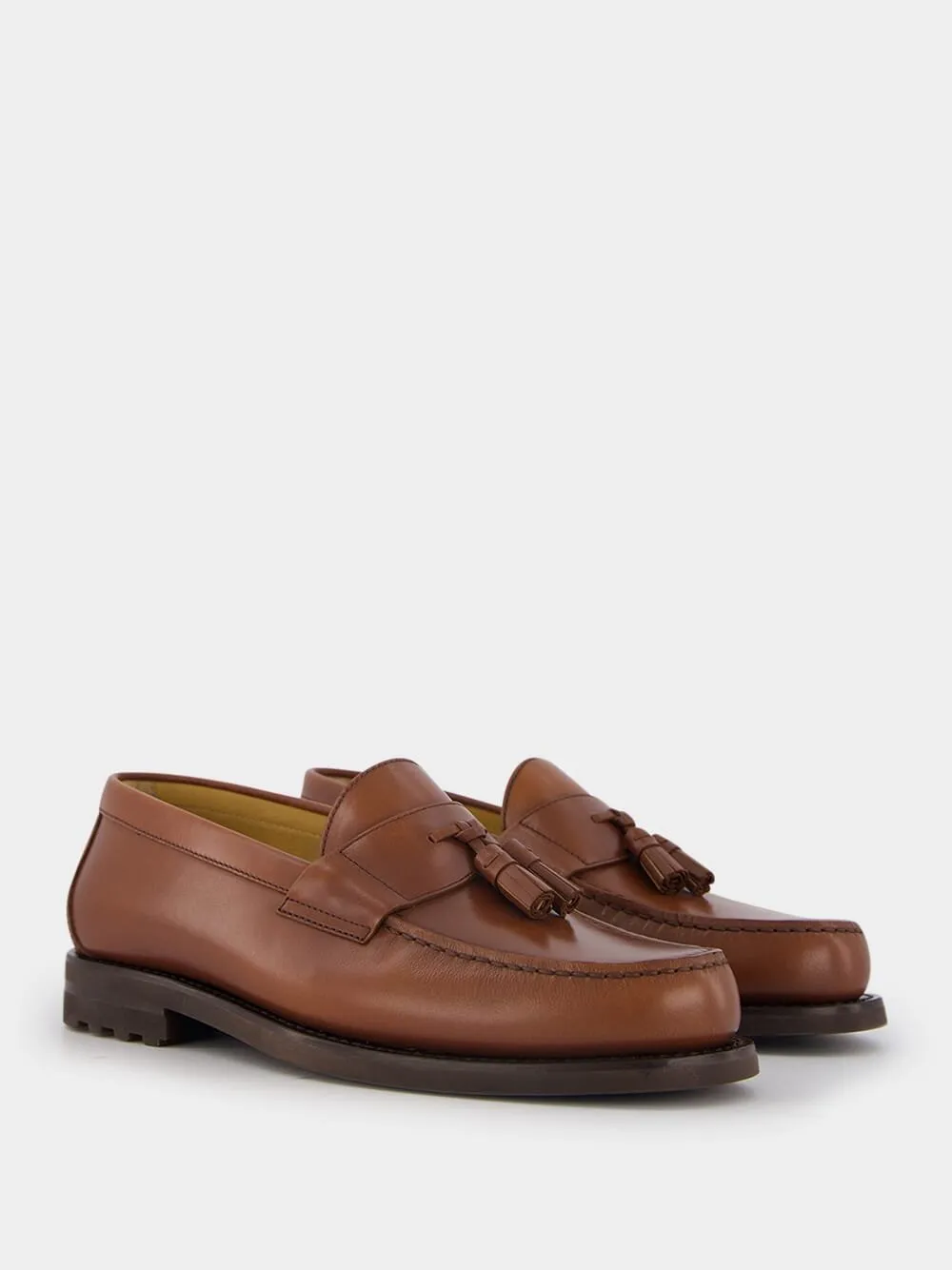 Leather Loafers with Tassels