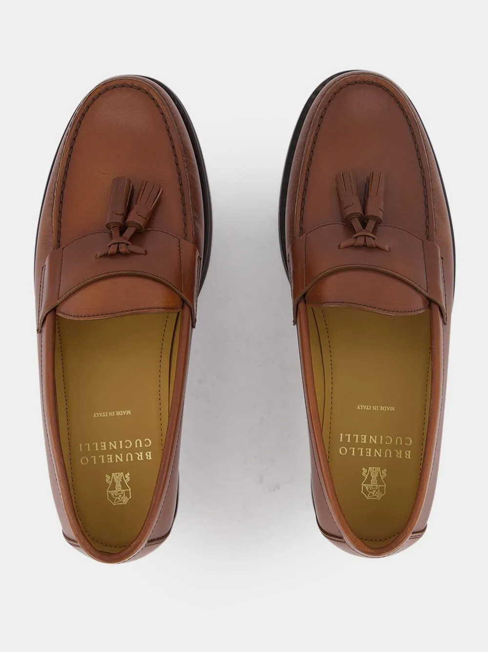 Leather Loafers with Tassels