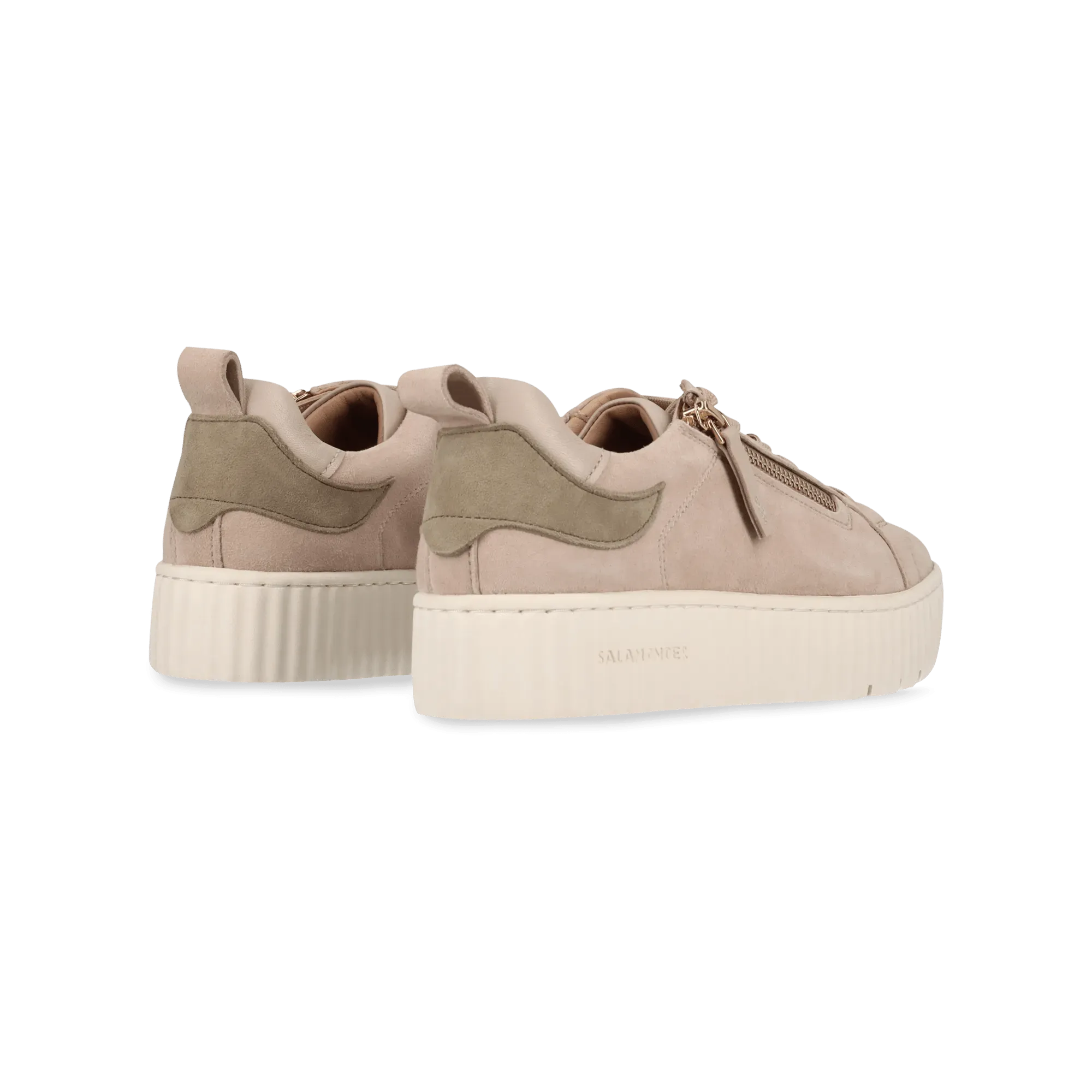 Leder Sneaker beige