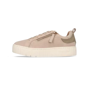 Leder Sneaker beige