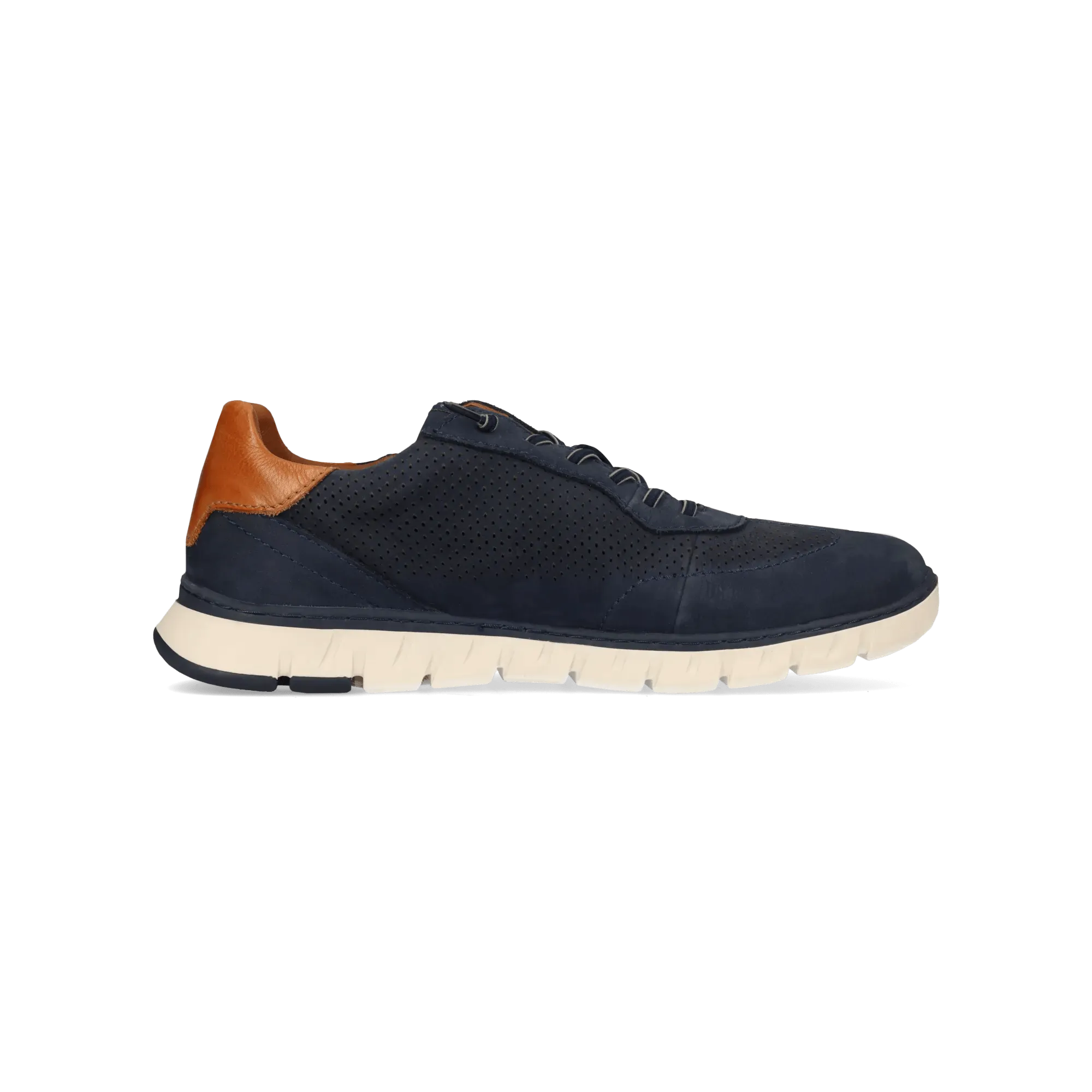 Leder Sneaker blau