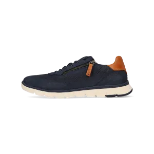 Leder Sneaker blau