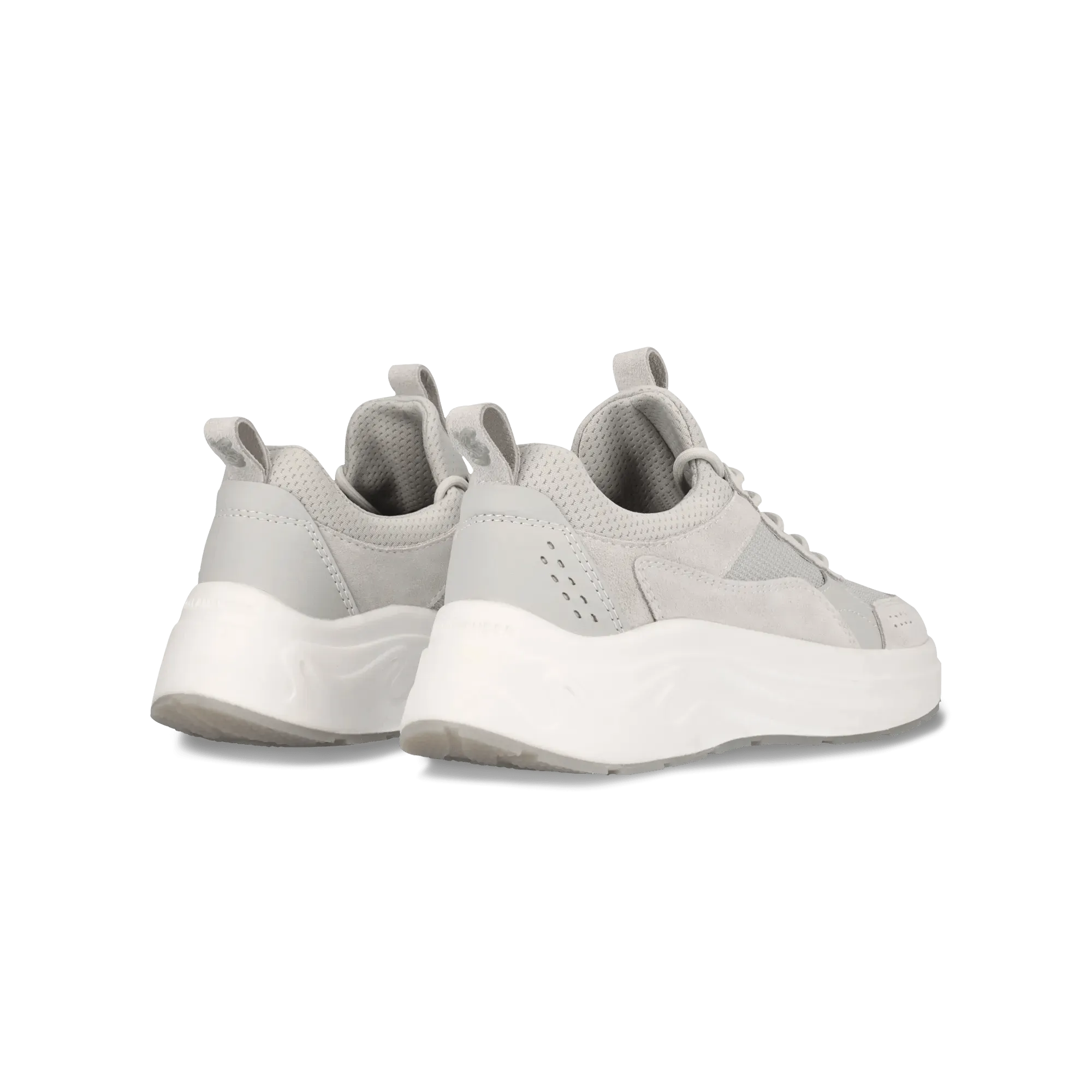 Leder Sneaker grau