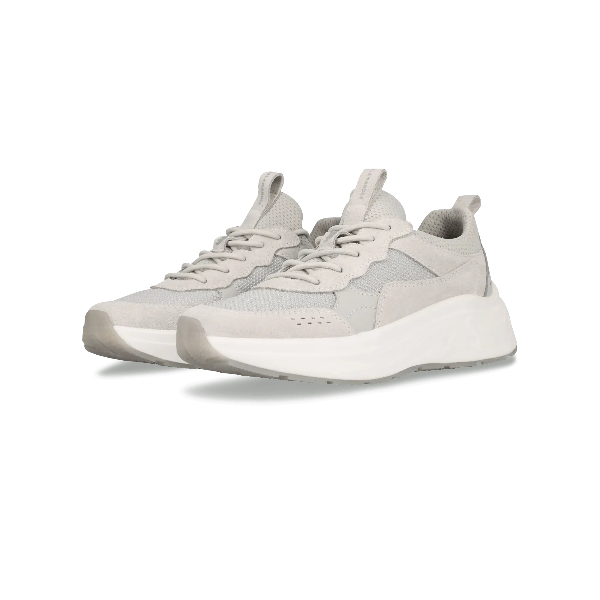 Leder Sneaker grau
