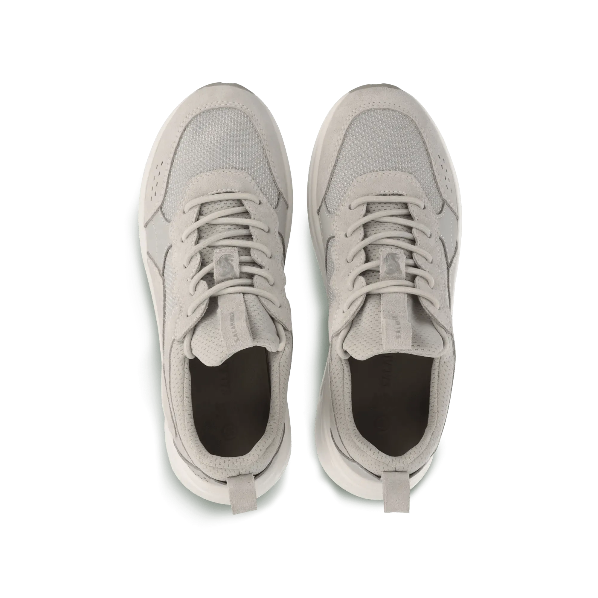 Leder Sneaker grau