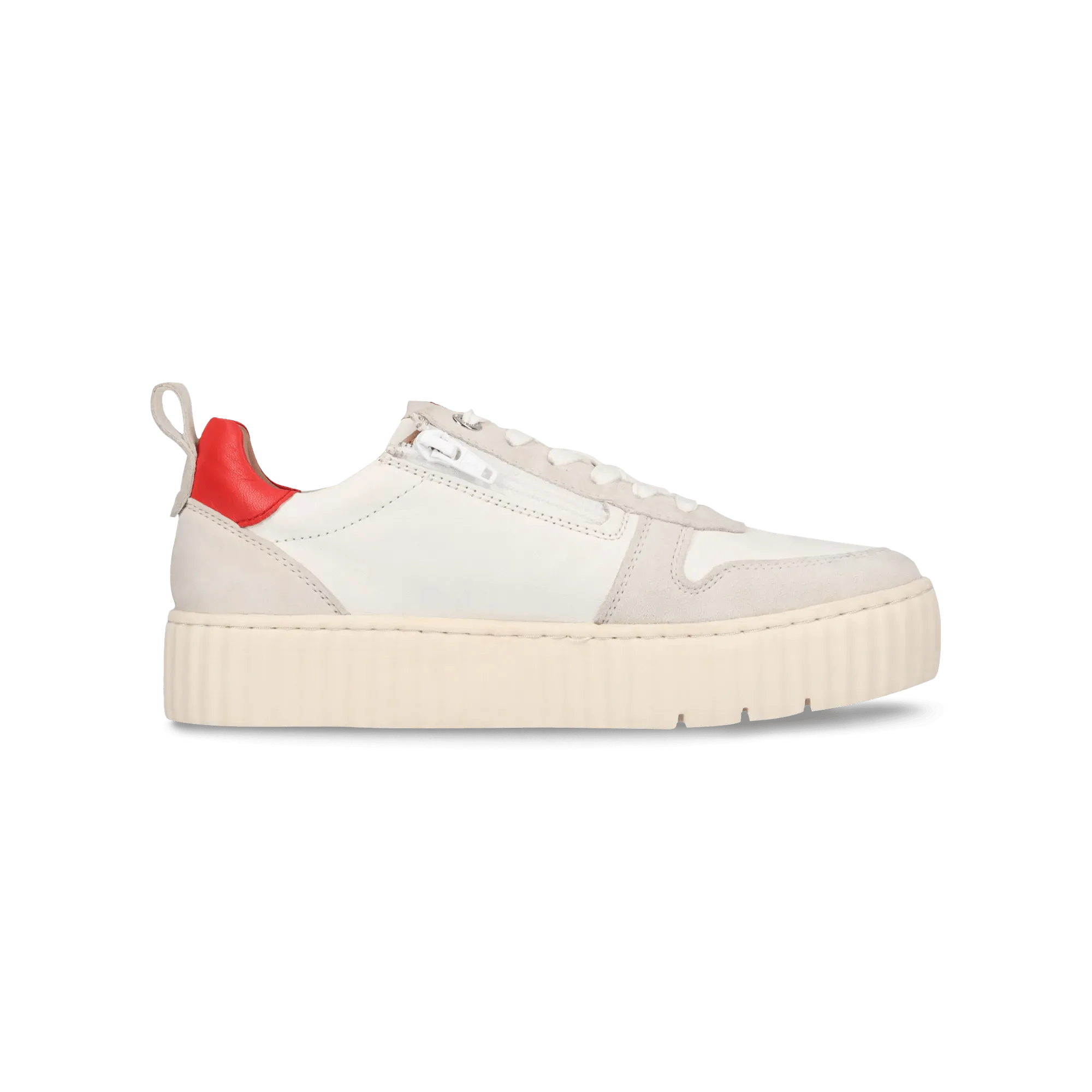 Leder Sneaker weiß