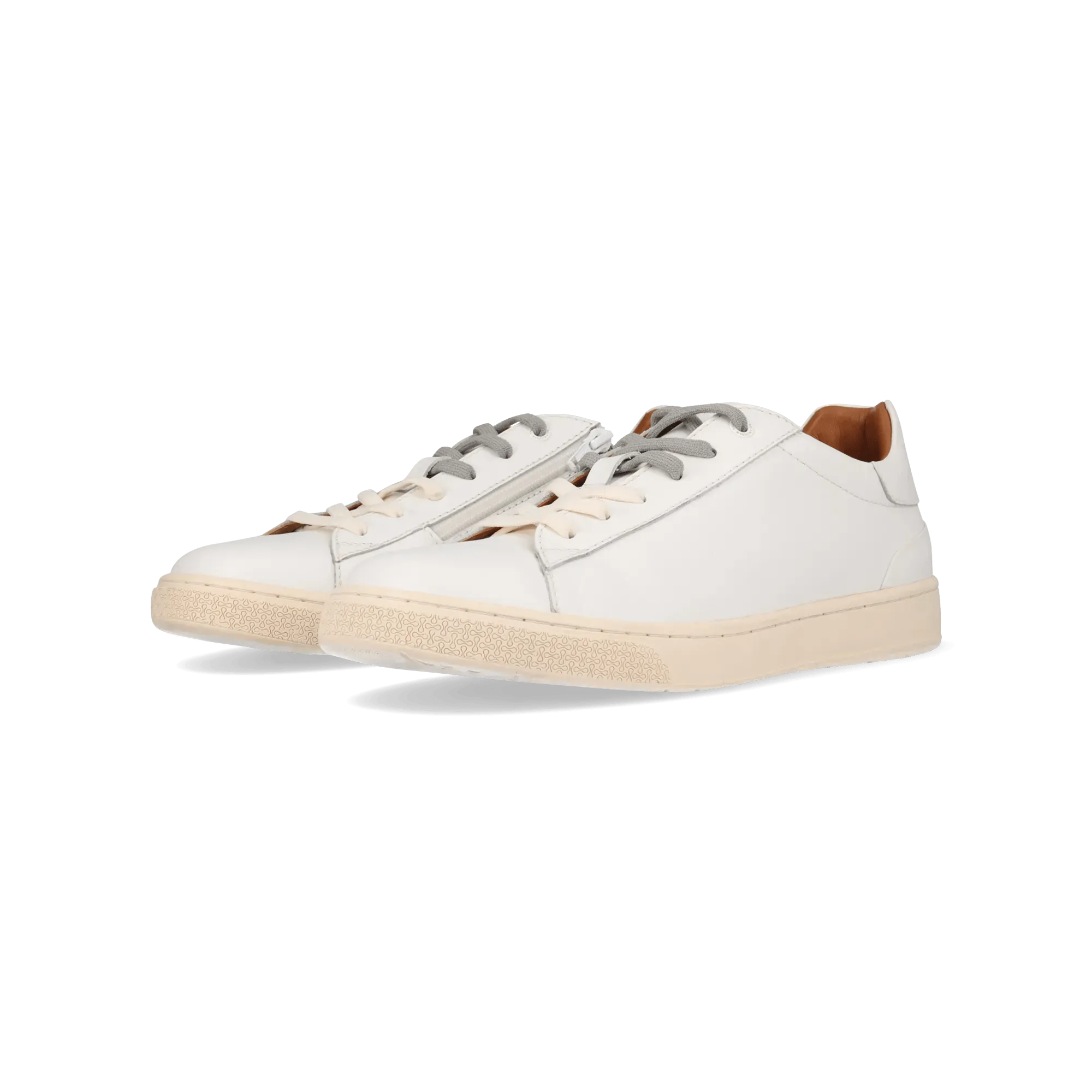 Leder Sneaker weiß