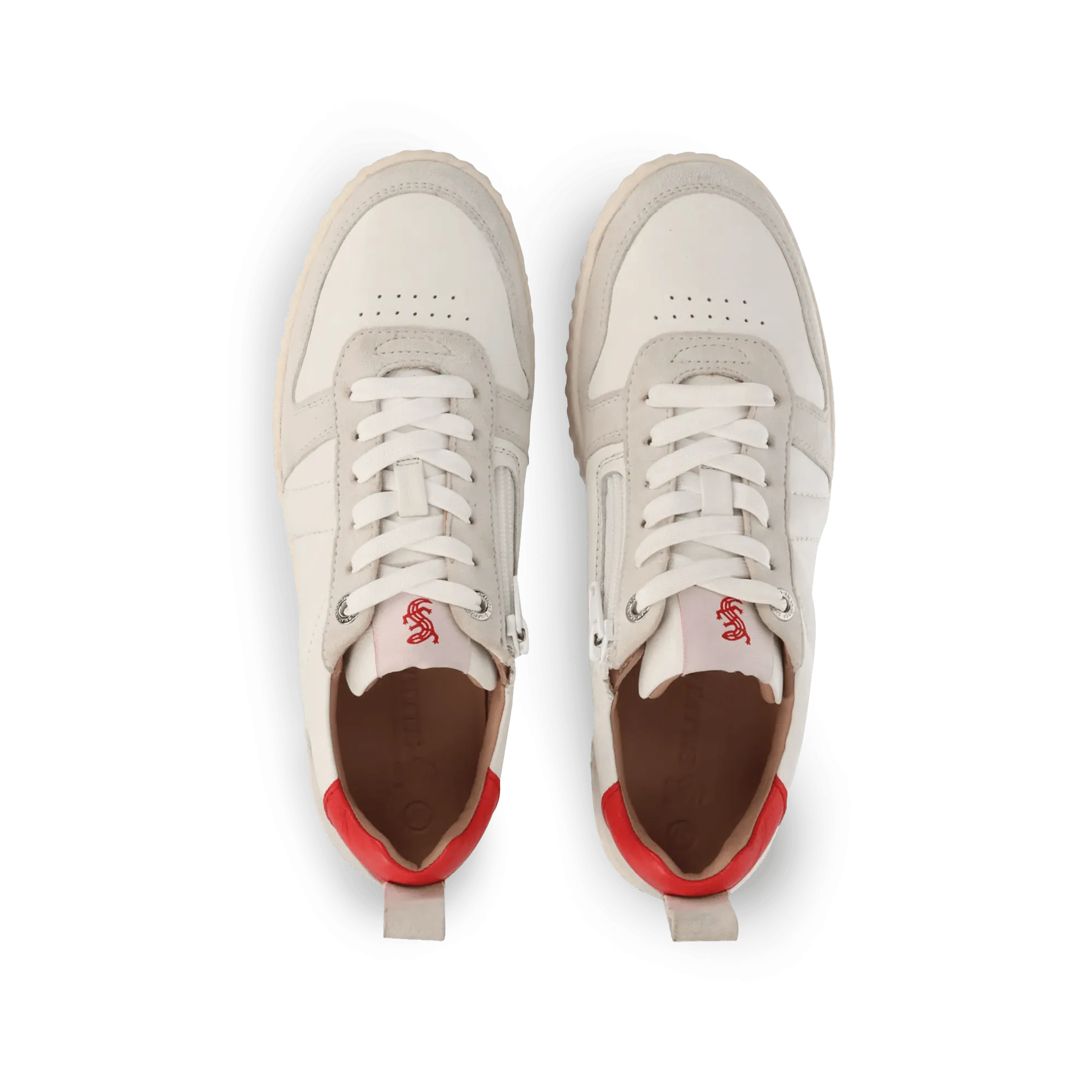 Leder Sneaker weiß