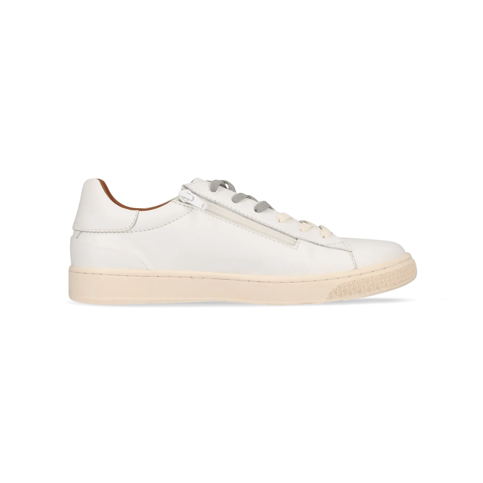 Leder Sneaker weiß