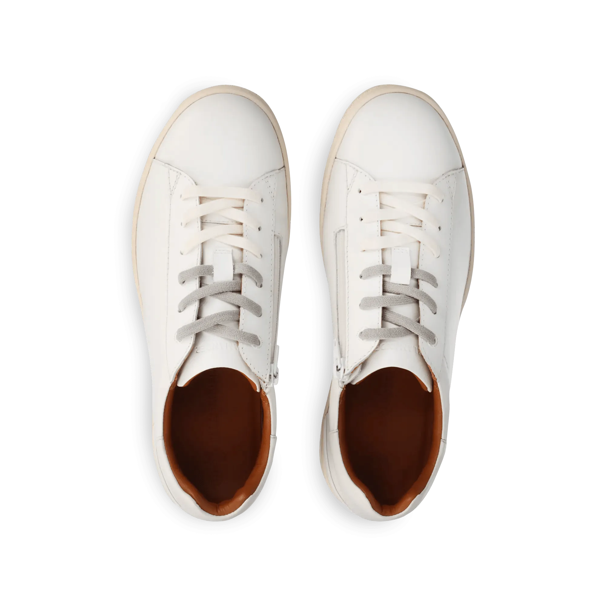 Leder Sneaker weiß