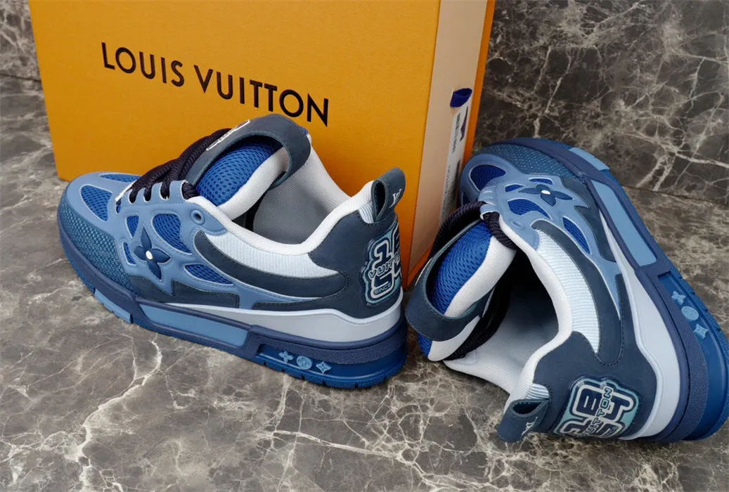 LOUIS VUITTON LV SKATE SNEAKER BLUE