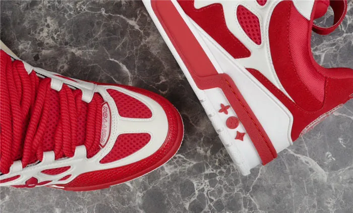 LOUIS VUITTON LV SKATE SNEAKER RED WHITE