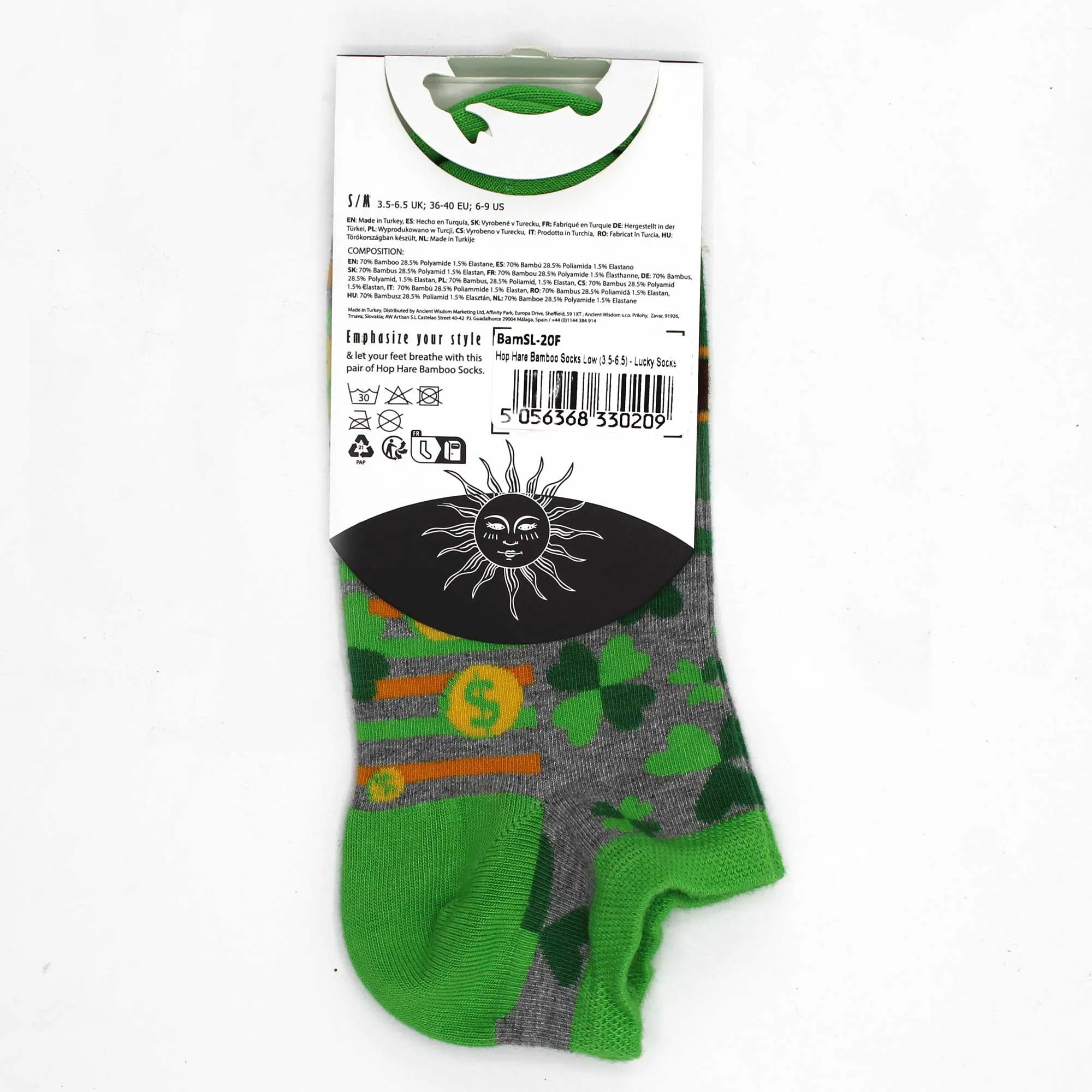 Lucky Socks Socks Low S/M 3.5-6.5 - Lucky Socks