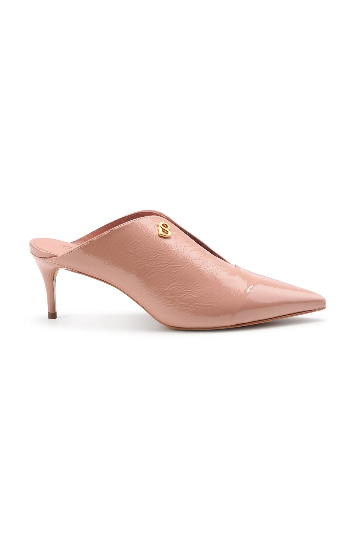 Luna Mules Heels - Dusty Rose