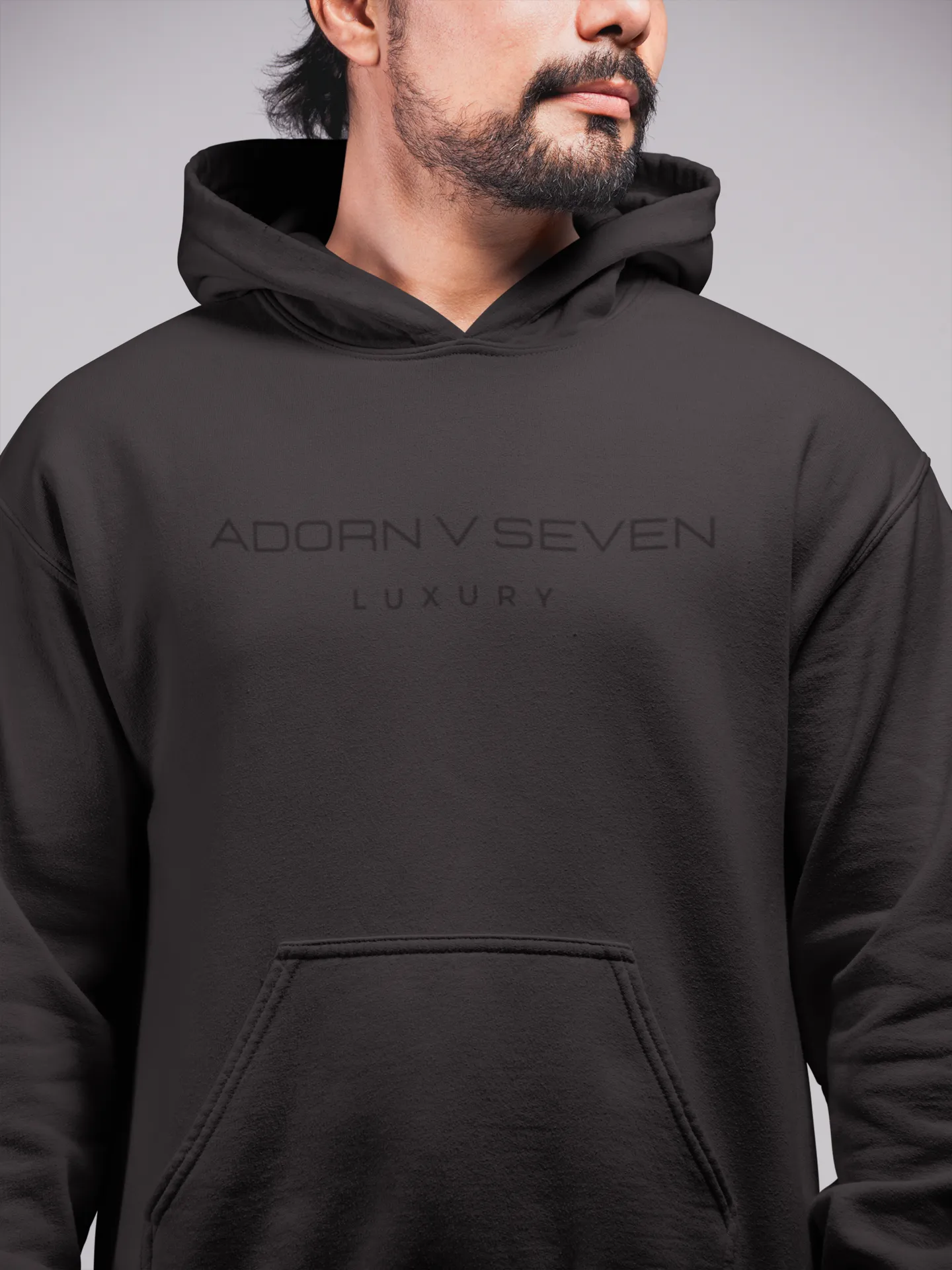 Luxury Blackout Pullover Hoodie