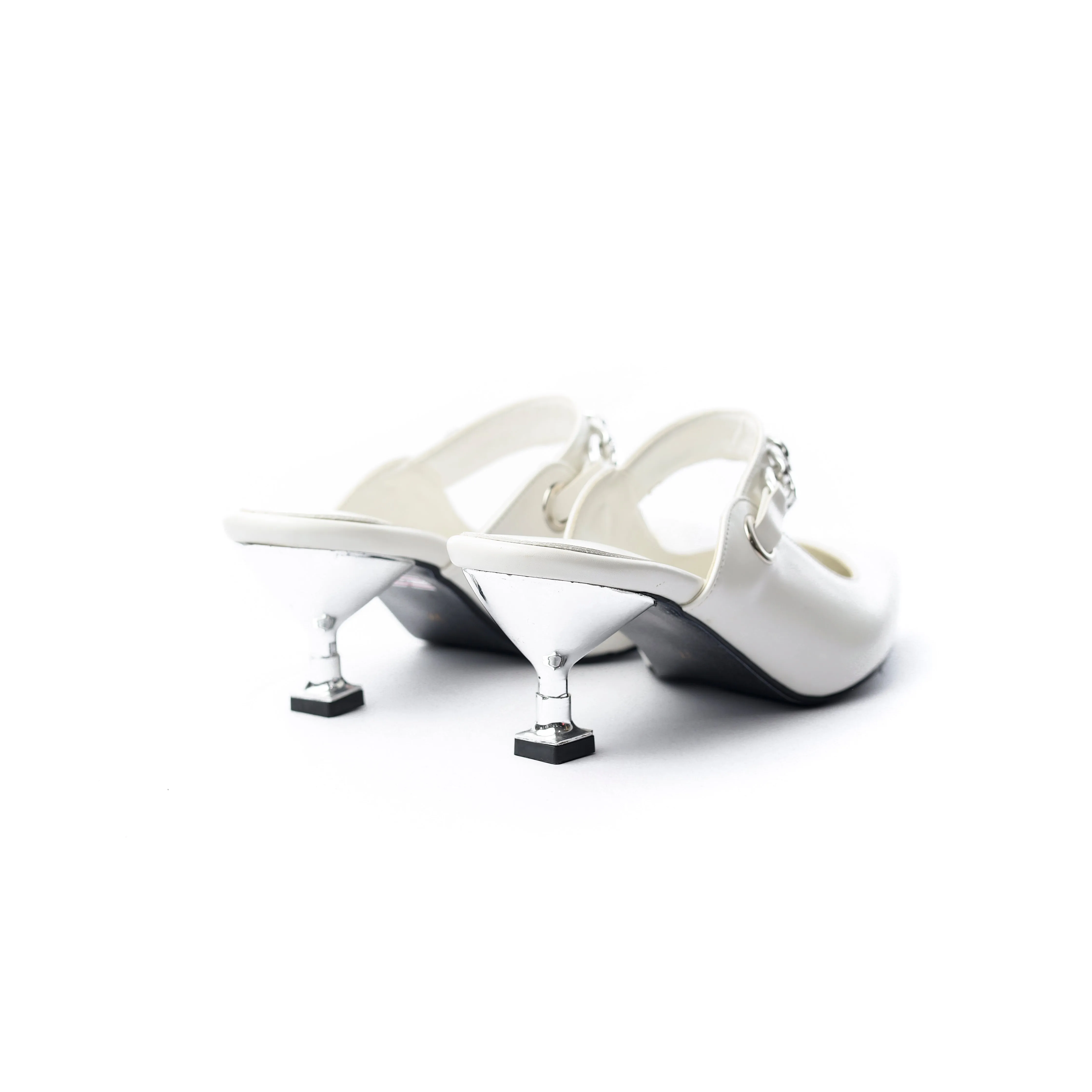 Luxury Chain Accent Mules