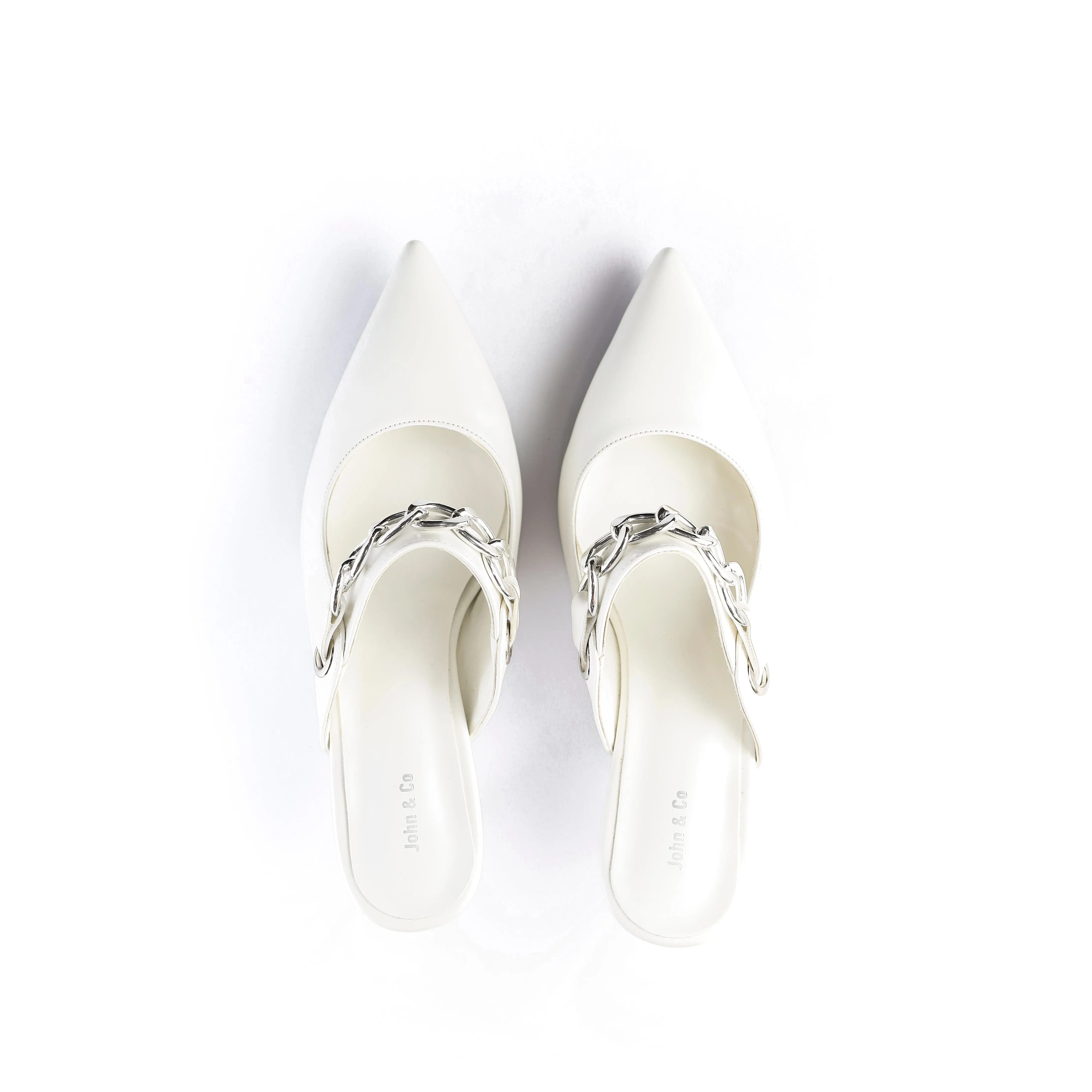 Luxury Chain Accent Mules
