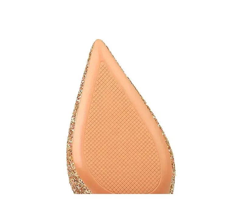 Luxury Heels For Women Wholesale Woman High Heel Shoes Glitter Pointed Toe Heels Sexy Night Club Pumps Lady Office Shoes Pumps