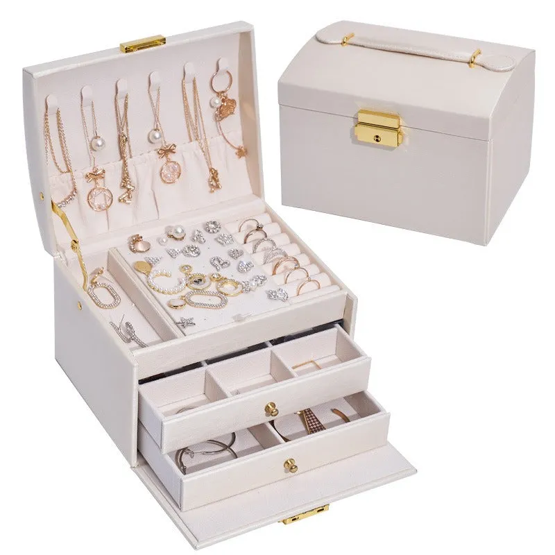 Luxury Two Locking Jewelry Organizer