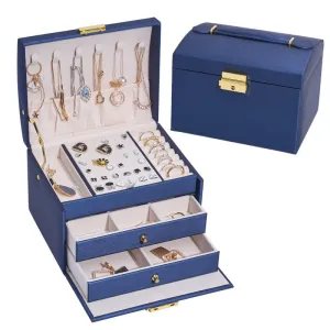 Luxury Two Locking Jewelry Organizer