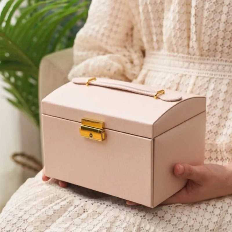 Luxury Two Locking Jewelry Organizer