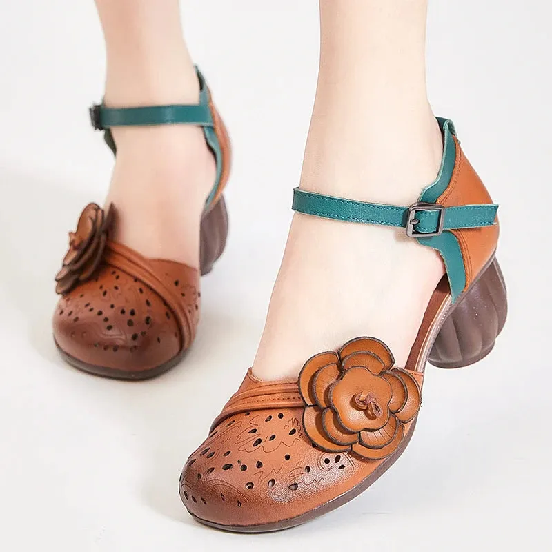 Maisie | Comfortable low-heeled sandals