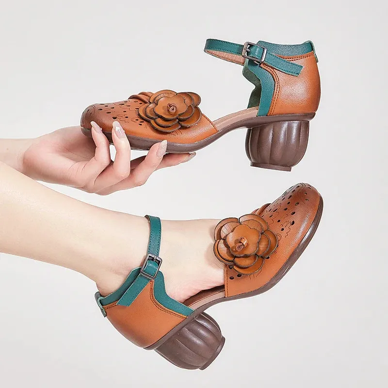Maisie | Comfortable low-heeled sandals