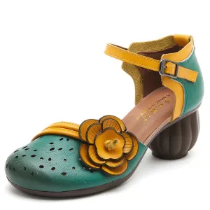 Maisie | Comfortable low-heeled sandals