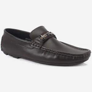 Mens "DUEL" Slip-On Decorate Moccasins Shoes